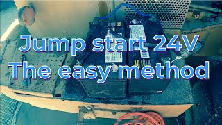 How to Jump Starting 24Volt System 980 Loader