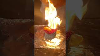 How to cook eggs on matches