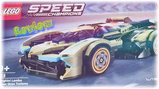 Lego Speed Champions Lamborghini Lambo V12 Vision Gran Turismo 76923 Review