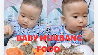 Baby eats food/ mỗi ngày 1 gói siro giúp con ngon miệng #trending #viralvideo #video #mukbang