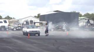 Kevin Waterman drifting around stuntman Jared DePasquale