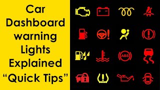 Car Dashboard Warning Lights Explained | Warning Lights On Your Car’s Dashboard, What Do They Mean