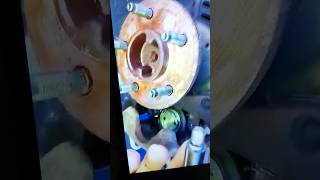 ford mustang rear disk brakes push and turn screw in calipers