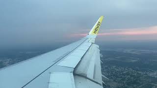 Spirit A321 (N984NK) Approach and Landing at Detroit (DTW)