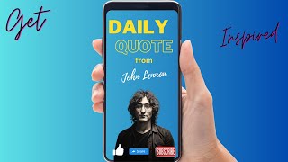 🎸Daily Dose of Inspiration from #johnlennon #shorts #quotes