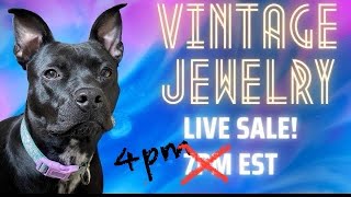 Saturday Afternoon Vintage Live!  4PM EST - Art Deco, Trifari, Weiss, Sterling, AND CLEARANCE LOTS!