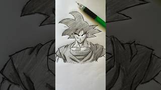 How to draw goku 🤯✨|| draganboll || #animedrawing #anime #shorts