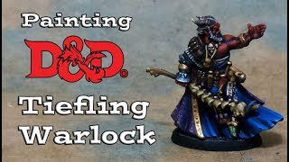 Painting a D&D Reaper Tiefling Warlock