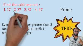 How to solve odd one out for numbers