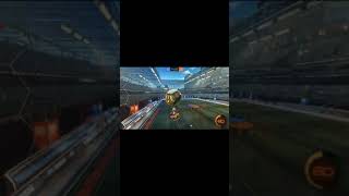 Finishing with an Aerial Bump in Rocket League