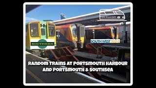 RANDOM TRAINS | PORTSMOUTH HARBOUR AND PORTSMOUTH & SOUTHSEA | Trains Around Kent | S1 EP 8