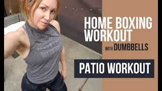 HOME BOXING WORKOUT