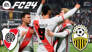 ［FC24］Jugando Copa Libertadores Grupo H River Plate vs Deportivo Tachira Gameplay sin comentarios