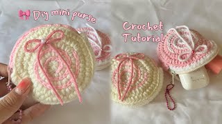 ⋆୨୧⋆ DIY mini Purse | Crochet Tutorial