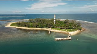 Isla de Sacrificios en el Puerto de Veracruz a 4K