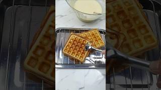 Resepi waffle rangup diluar lembut didalam sukatan cawan | Crispy Outer, Soft Inside Waffle Recipe