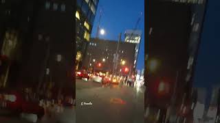 Enjoyed Evening View of Downtown Toronto During Walk | Walking in Downtown Toronto Canada | #Shorts