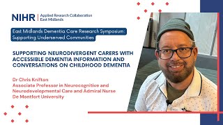 Supporting Neurodivergent Carers with Accessible Dementia Info & conversations on Childhood Dementia