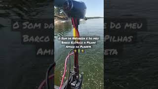 #shorts  #estoudevoltaaoalentejo13 - Barco Insuflável Com Motor Elétrico e Bateria de Lítio RREKO