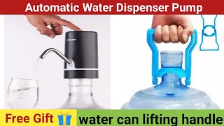 Automatic Water Dispenser Demo and unboxing ✔️Automatic water can dispenser👍 Water pump installation