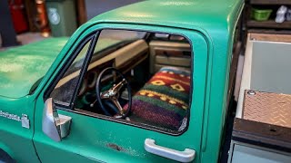 Squarebody Forest Service Truck build Part 3, Interior Details