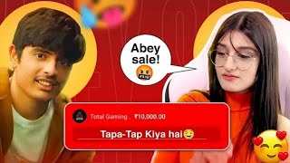 Total Gaming Flirting With Payal Gaming 🥰 On Live Stream Payal Gaming Reaction 😍Ajju Bhai