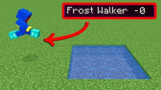 will frost walker 0 freeze water?