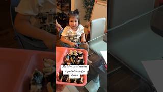 My toddler requested sushi for dinner 🍣 #sushi  #funnyvideo #highmaintenance ##funnytoddlers