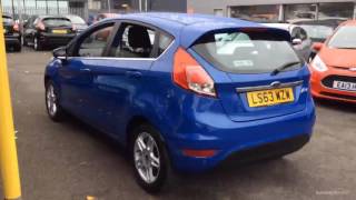 FORD FIESTA ZETEC BLUE 2013