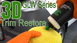 Faded Automotive Plastic Trim? 3D GLW Series Sio2 Ceramic Trim Restore Review!!