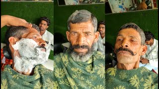 Beard Cutting Old Man Style / Beard Barber Style 2024