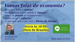 Bate-papo sobre Economia no Banco de Tempo Florianópolis