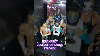 JEFF HARDY WRESTLING FIGURE COLLECTION GOING STRONG! WWE ACTION FIGURES #jeffhardy #matthardy #wwe