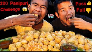 200 Spicy 🔥🌶Panipuri Eating Challenge In Just 6 Mins|Golgappa Eating/Village Style Making And Eating