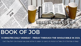 Through the Bible in 2024 Mon May 6 Book of Job