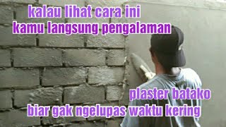 kamu jadi tau💯🇮🇩plaster batako biar gak ngelupas/ngelontok waktu kering