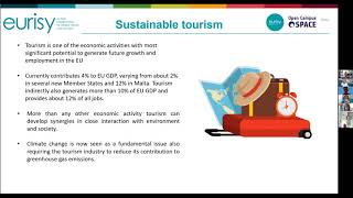 Space for Climate: Sustainable Tourism - Setting the stage