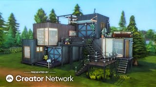 werewolf Container House │NOCC│- Sims 4 Speed Build