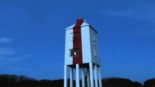 Burnham Lighthouse Lighting Up On 09.02.14