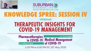 Therapeutic Insights for COVID-19 Management |  Suburban Diagnostics