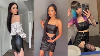 Leather Skirt and Dress compilation