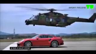 Porsche nin saldiri helikopteri ile yarisi