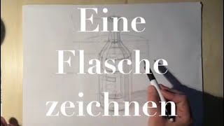 Eine Flasche zeichnen