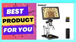 TOMLOV DM9 Pro HDMI Digital Microscope 7'' IPS Screen Microscopes 1200X