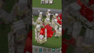 14iron golem vs 2 warden #short#viral#