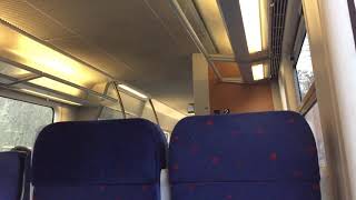 Katze: Mitfahrt in einem HLB Desiro Classic (RB21 nach Wiesbaden Hbf)