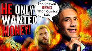 THOR Director SLAMS Marvel As DESPERATE During Interview | Says He Only Made Thor 3 For MONEY!