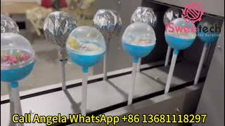 giant lollipop wrapping equipment #megalollipoppackaging #megalollipopwrappingmachine