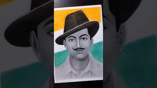 Bhagat Singh Drawing | Happy Independence Day | #shorts #drawing #graphitedrawing #india #jaihind