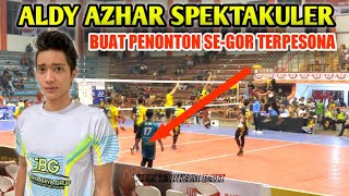 ALDY AZHAR BIKIN PENONTON TERPESONA ATAS SPIKE KERASNYA